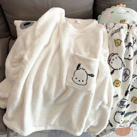 30.53C$ 30% OFF|Pochacco Autumn and Winter Coral Plush Pajamas Women's Cartoon Plush Thickened Cute New Student Home Fur Two Piece Set| | - AliExpress Pochacco Pajamas, Pochacco Clothes, Student Home, Pajama Suit, Winter Pajamas, Pj Pants, New Students, Girls Pajamas, Skin So Soft