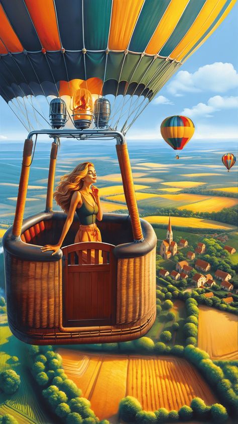 Hot Air Balloon Ride, Love Balloon, Hot Air Balloon Rides, Estilo Art Deco, Brand Board, The Endless, Paint By Number, Hot Air Balloon, Air Balloon