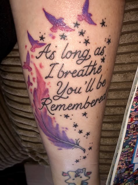 Sibling Remembrance Tattoos, Twin Memorial Tattoo, Disney Memorial Tattoo, Memorial Tattoo Husband, Mother Daughter Son Tattoos, Rip Mom Tattoo Ideas For Daughter, Memorial Tattoos For Sister, Best Friend Memorial Tattoos, Sister Memorial Tattoos