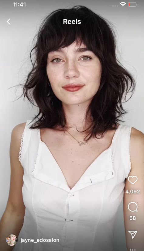 Shag Bob, Short Shag, Hair Food, Long Bob, Grow Out, Wavy Hair, Short Hair Cuts, Hair Inspo, Medium Hair Styles