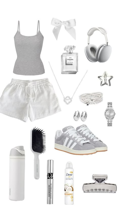 adidas campus 00s grey, white shorts, grey tank top and accesories Grey Tank Top Outfit, Campus 00s Outfit, Grey Campus, Adidas Campus 00s Grey, Campus 00s Grey, Campus Fits, Grey Adidas Shoes, Outfit Campus, Adidas Outfit Shoes