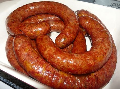 Venison Jalapeno Cheese Sausage | Griffin' s Grub Venison Sausage Recipes, Hungarian Sausage, Summer Sausage Recipes, Venison Sausage, Sausage Making Recipes, Homemade Sausage Recipes, Smoked Sausage Recipes, Deer Recipes, Jalapeno Cheese