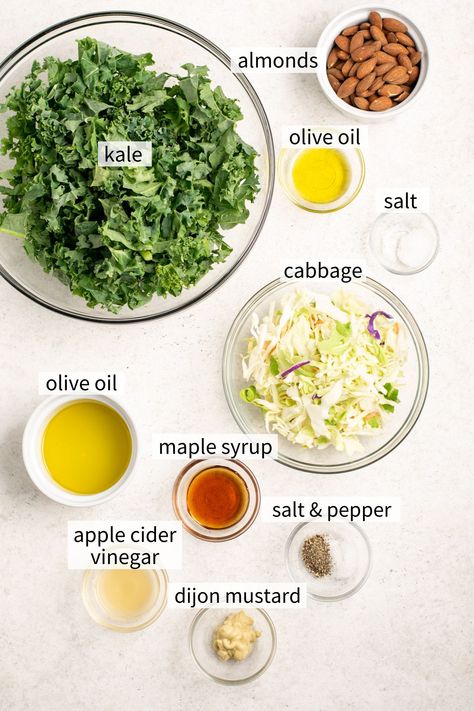 Copycat Chick-fil-A Kale Crunch Salad | Liv Gluten-Free Chic Filet Kale Crunch Salad, Best Kale Salads, Copycat Cfa Kale Salad, Copycat Kale Crunch Salad, Chik Fila Kale Crunch Salad, Copycat Kale Crunch Salad Chickfila, Chick Fila Kale Crunch Salad Dressing, Copycat Chik Fil A Kale Salad, Chic-fil-a Kale Salad