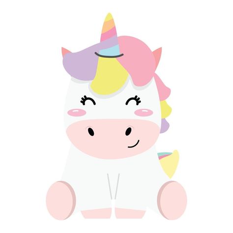 linda unicornio contento personaje diseño dibujos animados Hello Kitty, Kitty, Baby Shower, Shower