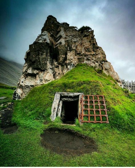 Viking Tunnel in Höfn Iceland long weekend trip ideas historical travel destinations 24 hour travel 24 hour trips wanderlust Travel photography long weekend ideas sightseeing stopover secret spots solo travel adventures beautiful destinations surprise destinations vacation destinations breathtaking views Lake Iseo, Creepy Houses, Hidden Photos, Castles In Scotland, Voyage Europe, Destination Voyage, Iceland Travel, Reykjavik, Abandoned Houses