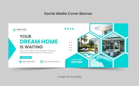 Facebook Cover Image, Property Banner Design, Home Banner Design, Facebook Cover Image Design, Creative Banner Design, Billboard Ideas, Pull Up Banner Design, Google Banner Ads, Corporate Banner