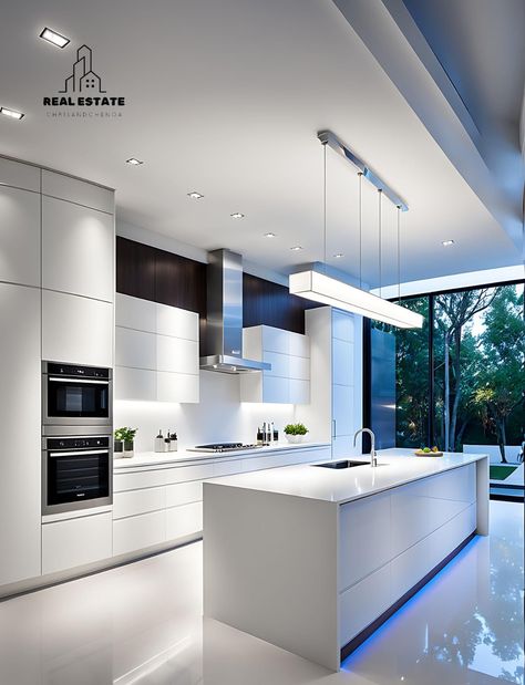 Luxury Kitchen Design Modern, Kitchen Design Showrooms, Casa Clean, Dream Kitchens Design, Kitchen Interior Design Modern, Technology Wallpaper, Kitchen Design Plans, Modern Kitchen Cabinets, House Design Kitchen