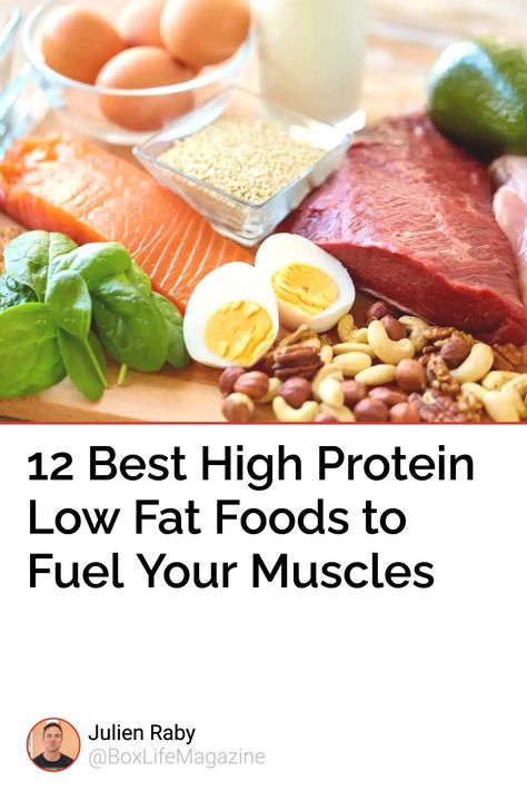 Keep reading to learn more about high protein low-fat foods and read about 12 of the best high protein low-fat foods to fuel your muscles. Let's get started.¬†¬† High Protein Natural Foods, Low Fat High Protein Snacks, High Carb Low Fat Foods, Low Fat Foods List, Low Fat High Protein Meals, High Protein Low Fat Foods, High Protein Low Fat Snacks, High Protein Low Fat Recipes, Low Fat High Protein Recipes