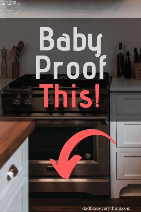 How to baby proof your oven drawer and other kitchen baby-proofing ideas! The best latches to get and tips for what to keep (and not keep) in your stove drawer for kids safety. Baby Proofing Living Room, Baby Proofing Ideas, Drawer For Kids, Stove Drawer, Baby Proof Drawers, Baby Safety Hacks, Safety Bed, Baby Proof, Target Baby