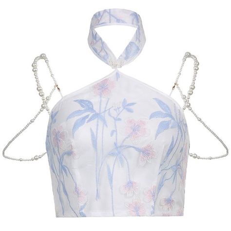 Latest Tweets / Twitter Clothes Fashion Outfits, Summer Fairycore, Fashion Outfits Summer, Estilo Hippy, Backless Halter Top, Halter Tops, Vintage Floral Print, Top Cute, Kpop Fashion Outfits