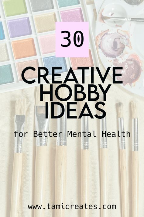 Hobbies For Mental Health, Diy Mental Health Crafts, Mental Health Activity Ideas High School, Recreation Therapy Mental Health, Workd Mental Health Day, Therapeutic Art Activities, Low Mood, Therapeutic Art, Mental Health Support