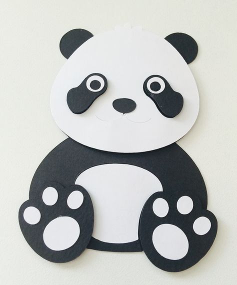 Paper Panda Crafts, Panda Crafts Preschool, Panda Paper Craft, Panda Costume Diy, Panda Bear Crafts, Panda Activities, Cat Crafts Preschool, Panda Day, Panda Craft