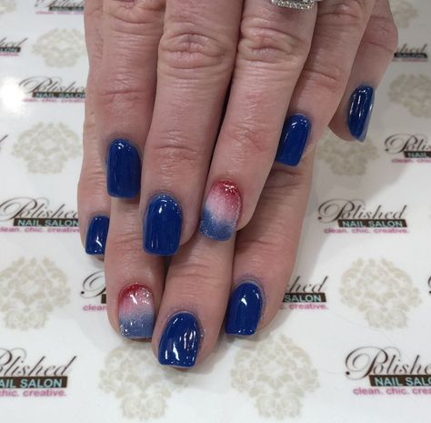 Jel Nails, Lisa Nails, 4th Nails, Firework Nails, Pretty Fingers, Sns Nails Colors, Patriotic Nails, Nails Holiday, Natural Nail Art