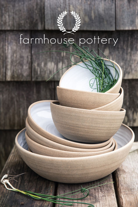 Gather around the table with family and friends with handcrafted tableware from Farmhouse Pottery