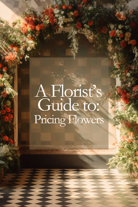 Grab your free guide to pricing flowers, designed for florists. From pricing your flowers and events, to paying yourself and your staff- download this free floral guide now! Florist Instagram Feed, Flower Workshop, Floral Design Classes, Florist Design, Pricing Guides, Online Florist, Biophilic Design, Online Education, Bridal Flowers