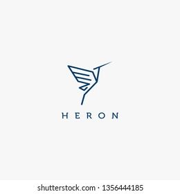 Heron Logo, Heron Illustration, Surf Logo, Logotype Typography, Find Logo, Beach Icon, Fly Logo, Property Design, Bird Logos