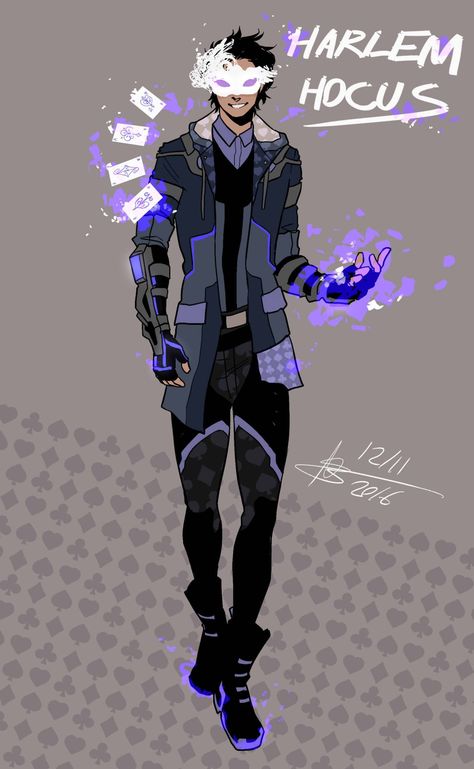 Street Magician, Overwatch Oc, Villain Character, Super Powers Art, Lord Photo, Male Character, Superhero Characters, Hero Costumes, Black Anime Characters