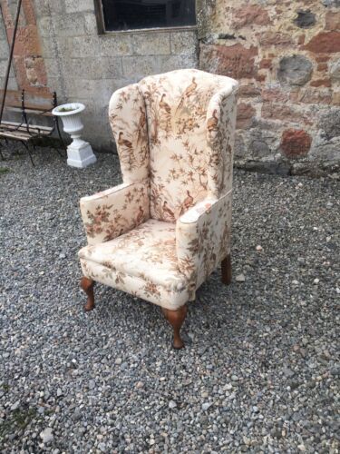 Find many great new & used options and get the best deals for A Vintage Wing Back Armchair at the best online prices at eBay! Free delivery for many products! Antique Sofas, Antique Sofa, Shabby Chic, Free Delivery, Dining Room, Lounge, Sofa, Best Deals