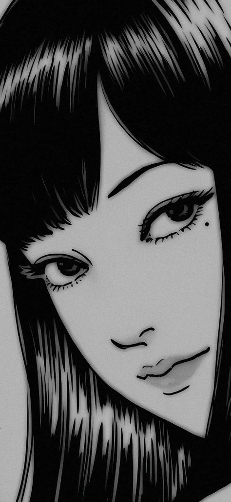 Junji Ito, Black And White, Hair, White, Black