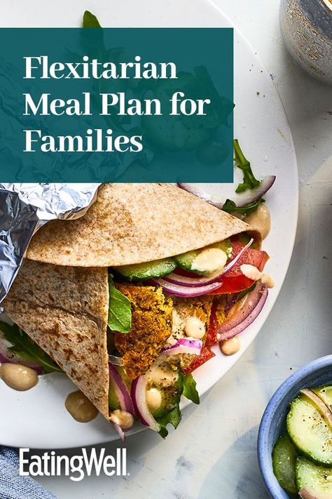 Flexitarian Diet Meal Plan, Flexaterian Meal Plan, Flexitarian Meal Plan, Flexitarian Meals, Pegan Recipes, Family Meal Prep, Flexitarian Recipes, Simple Eating, Meal Planning Menus