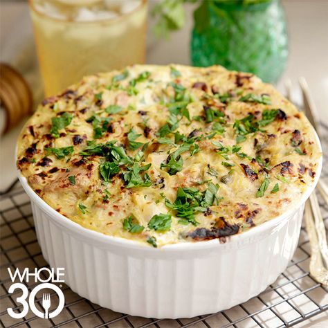 Recipe Header Whole 30 Tuna Casserole, Whole 30 Tuna, Cook Skins, Cooking Spaghetti Squash, Simple Foods, Tuna Noodle Casserole, Tuna Noodle, Tuna Casserole, Food Time