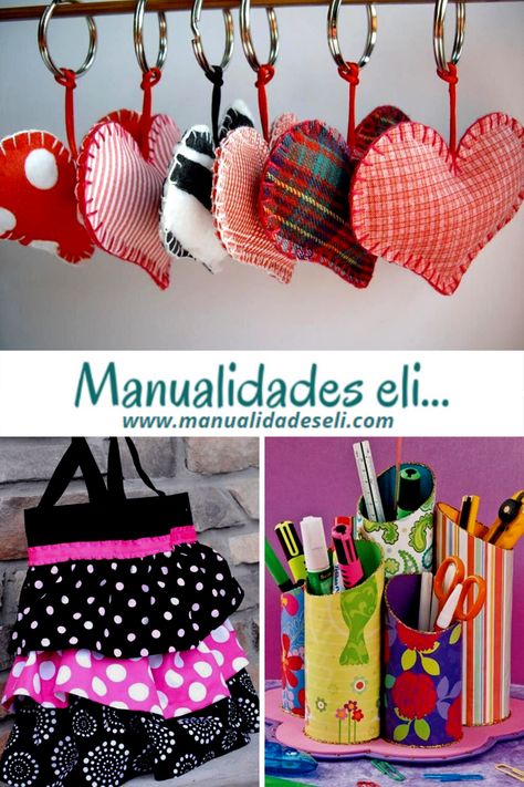 Son innumerables las manualidades que puedes hacer con retazos de tela. Desde accesorios como pulseras, collares y bolsos, hasta colchas, cojines y portavasos para el hogar. Ideas Con Tela, Plywood Furniture Plans, Textile Recycling, Cool Bookshelves, Creative Textiles, Origami Bird, How To Make Origami, Calendar Wallpaper, Favorite Hobby