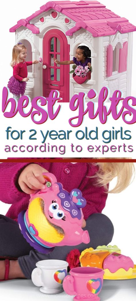 I've put ALL the best gifts for 2 year old girls for Christmas, birthdays or any other gifting occasion in this all-in-one gift guide according to developmental and learning categories recommended by the experts!  #giftguides #giftsforgirls #2yearoldgiftguide Gifts For Two Year Old Girl, Gift Ideas For 2 Year Girl, Toys For 3 Year Girl, Toys For 2 Year Girl, Two Year Old Gifts, Gifts For 2 Year Girl, Gifts For Two Year Old, Girls Gift Guide, 2nd Birthday Gifts