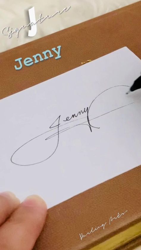 Letter J Signature/ How to write letter J signature/ J Signature Ideas for Jenny #signature #signatureideas #lettering #signs #signatureideas #fbreels #fbreels23 #fbreelsvideo #fbyシviral #signatureforjenny | Darling Signatures and Calligraphy | Sugartapes · Morning Light (Instrumental) J Letter Signature, J Name Signature Ideas, Caligraphy J, J Signature Ideas, Calligraphy J, J Signature, J Calligraphy, Motivation Calendar, Cursive Letters Fancy