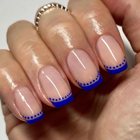 Dual Color French Tip Nails, White French Tip With Color Line, French Tip Nails Colourful, Colored Nails With French Tip, Diagonal Tip Nails, French Nails With Lines, Two Tone French Nails, Alternative French Manicure, Different French Tip Styles