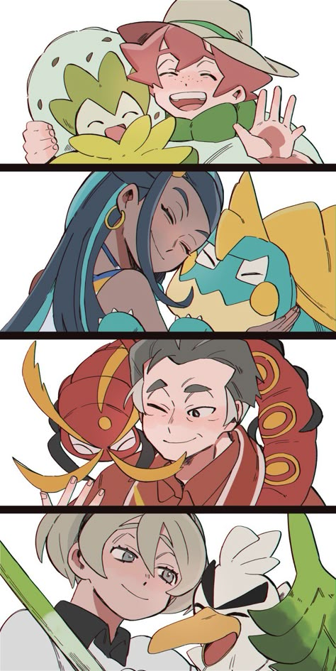 Cute Pokemon Comics, Gijinka Pokemon, Pokemon Game Characters, Pokemon Gym, Pokemon People, Pokemon Oc, Pokemon Special, Pokemon Comics, Pokemon Memes