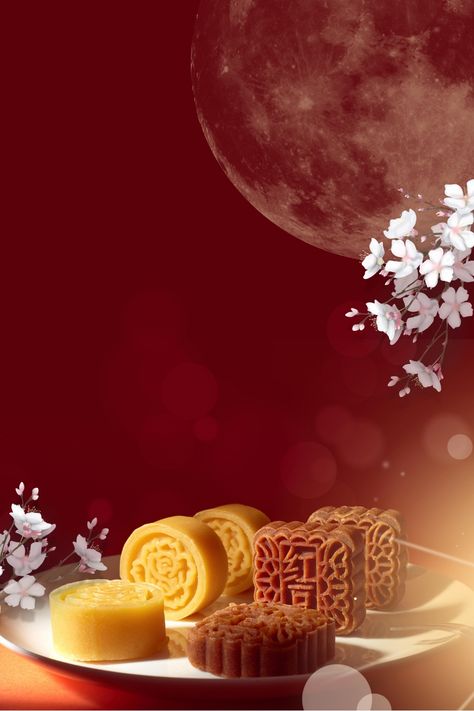 Summer Food Festival Traditional Snowy Mooncake Chinese Pastry H5 Poster Snowy Mooncake, Mooncake Poster, Chinese Pastry, Cake Festival, Mooncake Festival, Food Fest, Background Food, Cute Home Screen Wallpaper, Carnival Food