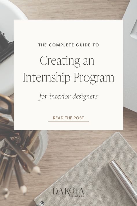 Are you considering hiring additional help in your business during the summer months? Whether you're slowing down in the summer or taking the time get caught up, organize and plan ahead, creating an internship program for your interior design business can be a low-risk way to get short term help. Here are my 6 tips to get started. Interior Design Programs, Small Business Tools, Team Management, Wedding Planning Business, Email Template Design, Creative Interior Design, Interior Design Consultation, Internship Program, Business Consulting