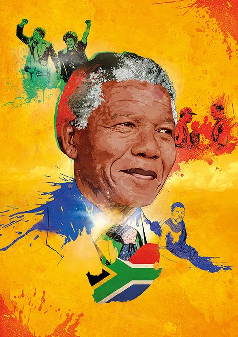 Nelson Mandela Pictures, Nelson Mandela Biography, Nelson Mandela Art, Biography Activity, Nelson Mandela Day, Poster Graphics, Africa Flag, Afrique Art, Picture Canvas