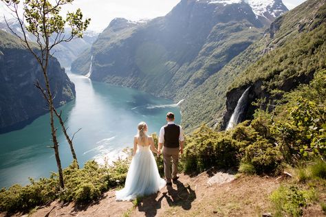 Fairytale Fjord + Forest Elopement with Markus & Raphaela — Promise Mountain Weddings Secret Elopement, Dreamy Elopement, Norway Wedding, Forest Wedding Ceremony, Wedding Planner Guide, Glacier National Park Wedding, Forest Wedding Venue, Fun Wedding Pictures, Oregon Coast Wedding