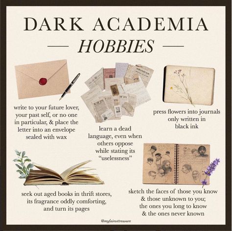 Dark Academia Hobbies, Dark Academia Things, Dark Academic, Dark Light Academia, Dark Acadamia, Dark Academia Style, Academia Aesthetics, Ink Lettering, Chaotic Academia