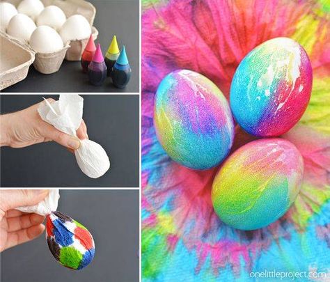 Ostereier im Batik-Look - Ostereier färben mit Kindern Tie Dye Easter Eggs, Påskeaktiviteter For Barn, Wallpaper Easter, Diy – Velikonoce, Dye Easter Eggs, Modern Easter, Cheap Farmhouse, Easter Egg Dye, Easter Egg Crafts