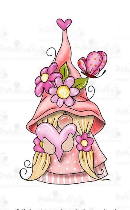 Spring Gnome Drawing, Gnome Family Drawing, Girl Gnome Drawing, Knomes Garden Drawing, Easy Gnome Drawing, Old Window Painting Ideas, Garden Gnome Drawing, Old Window Painting, Gnome Tattoos