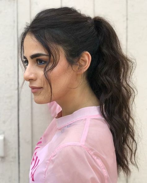 Follow me Elif Baloch 😘 Shakti Arora, Cute Ponytail Hairstyles, Radhika Madan, Cute Ponytails, Kids Frocks Design, Bollywood Wedding, Haircuts For Long Hair, Bollywood Celebrities