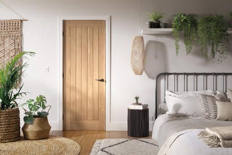 Cottage Doors, Architrave Door, Fire Doors Internal, Georgian Doors, Windows Trim, Hallway Landing, Oak Interior Doors, Loft Extension, Internal Oak Doors