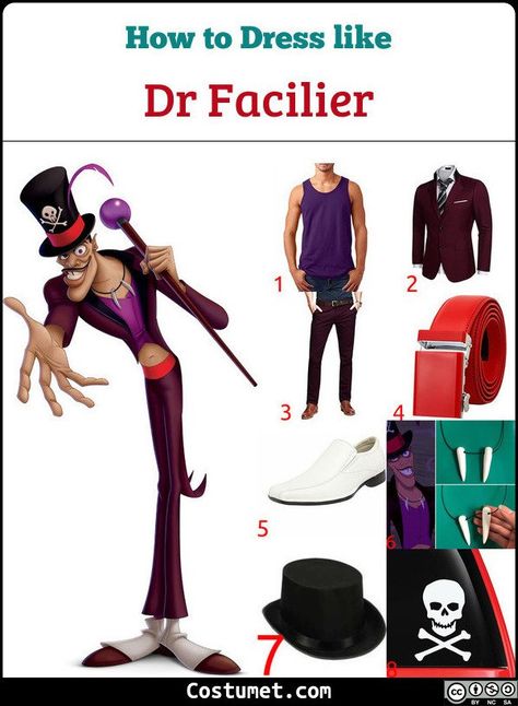 Diy Dr. Facilier Costume, Disney Villain Costumes Men, Shadow Man Costume, Men Costumes Halloween Guys, Dr Facilier Shadow, Dr Facilier Costume, Disney Villians Costume, Halloween Casal, Gay Halloween Costumes