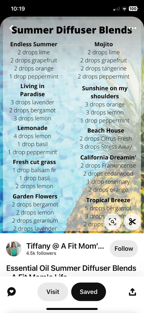 Summer Diffuser Blends, Fresh Cut Grass, California Dreamin', Diffuser Blends, Endless Summer, Mojito, Grapefruit, Rosemary, Lemonade