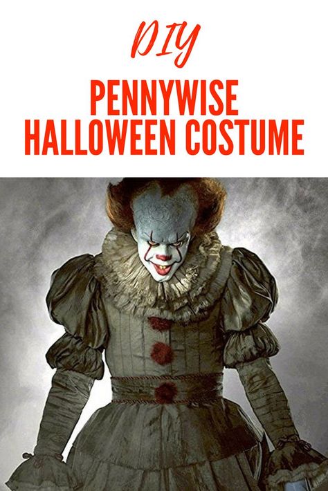 Pennywise Girl Costume, Halloween Costume Meme, Pennywise Scary, Scary Clown Halloween Costume, Pennywise Halloween Costume, Halloween Pennywise, Pennywise Costume, Pennywise Halloween, Clown Halloween Costumes