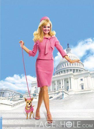 Elle woods Elle Woods Outfit, Legally Blonde Outfits, Legally Blonde 3, Legally Blonde Movie, Legally Blonde 2, Woods Outfit, Blonde Halloween Costume, Blonde Movie, Elle Woods