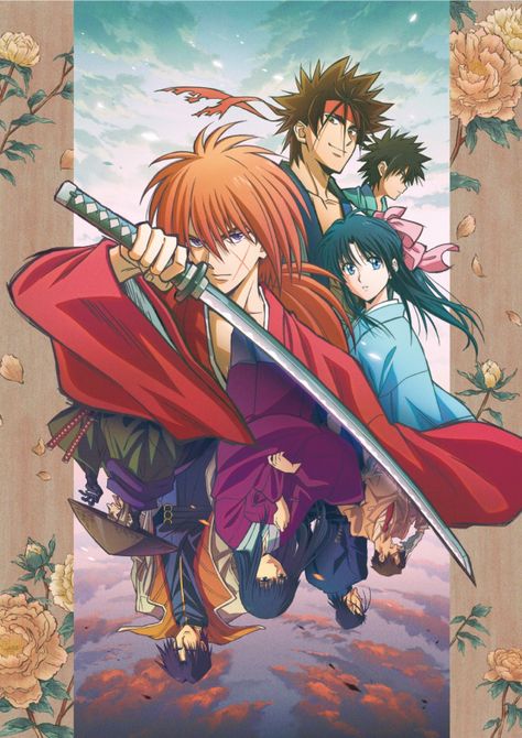 Kenshin Le Vagabond, Kenshin Anime, Rurôni Kenshin, Meiji Era, Rurouni Kenshin, Anime Poster, City Hunter, Odaiba, Romantic Stories