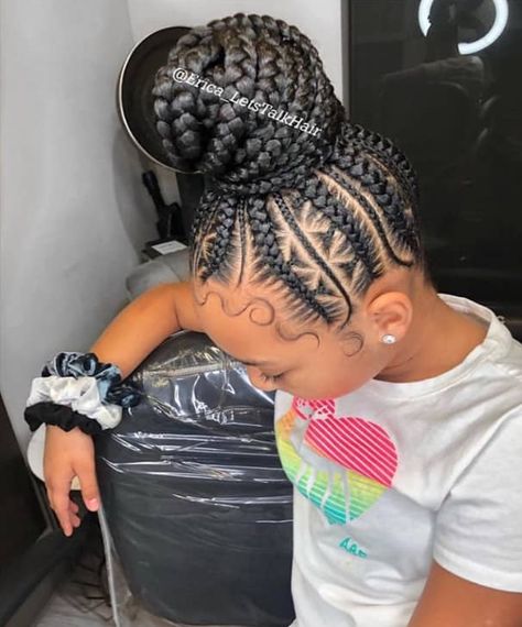 70 Beautiful Protective Hairstyles Perfect For The Festive Season Updos Homecoming, Feed In Braids Hairstyles, African Hair Braiding Styles, Braided Bun Hairstyles, Cute Braided Hairstyles, Braided Cornrow Hairstyles, Braids Hairstyles Pictures, Feed In Braid, Hair Homecoming