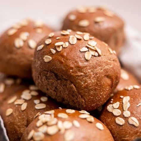 Brown Bread Rolls Brown And Serve Rolls, Brown Bread Rolls, Brown Bread Recipe, Artisan Bread Recipes, Cinnamon Butter, Brown Bread, Bread Bun, Cheesecake Factory, Wheat Bread