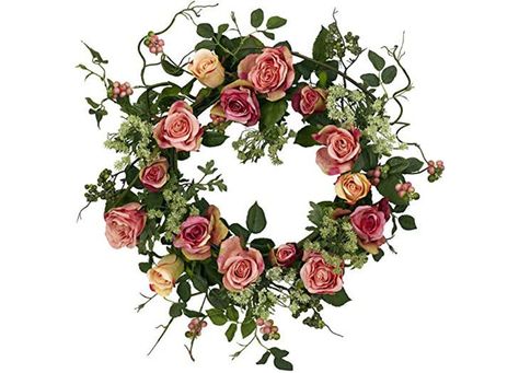 15 Spring Wreaths 2020 - PureWow Do It Yourself Decoration, Silk Wreaths, Spring Floral Wreath, Soft Bed, Peonies Wreath, Christmas Wreaths To Make, Hydrangea Wreath, Artificial Wreath, Rose Wreath