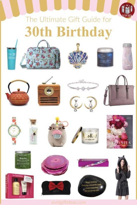 The best 30th birthday gift ideas for her. Perfect for your best friend, daughter, wife, or girlfriend. 30th Bday Gift Ideas For Women, Birthday Gifts For 30 Year Old Women, Gifts For 30th Birthday For Her, 30th Birthday Ideas For Women Gifts, 30th Birthday Present Ideas For Women, 30th Birthday Gift Ideas For Women, 30th Birthday Gifts For Best Friend, 30th Birthday Gifts For Her, 30th Birthday Gifts For Women