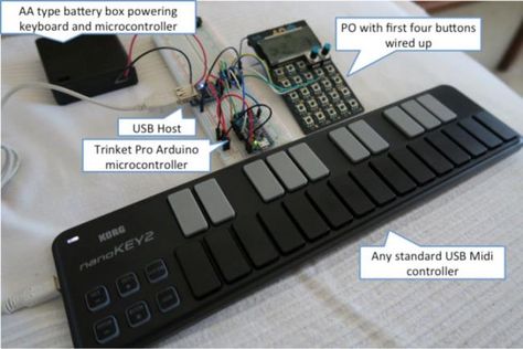 DIY Midi for Pocket Operator Control - Operator 1 Switchboard Operator, Pocket Operator, Midi Controllers, Midi Controller, Power Strip, Just For Fun, Arduino, I Want, Computer