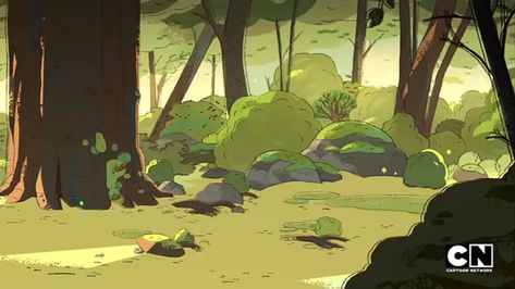 Onion Gang Forest Steven Universe Steven Universe Locations, Steven Universe Background Art, Steven Universe Background, Background Forest, Steven Universe Wallpaper, Forest Drawing, 동화 삽화, Bg Design, Lush Forest